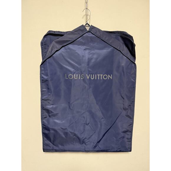 Louis Vuitton Garment Bag Suit Cover Navy Blue Nylon Travel Zippered Case - Picture 3 of 9